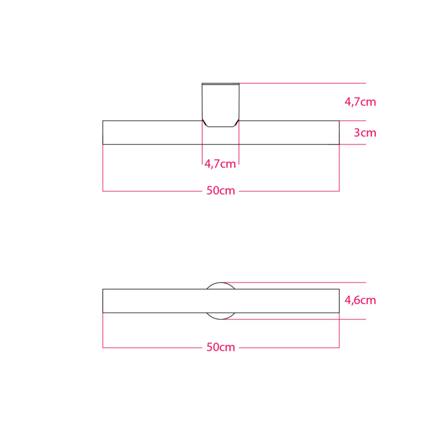 Lampada esse14 da parete o soffitto per lampadina LED S14d - Waterproof IP44 - Effetto Brown marble