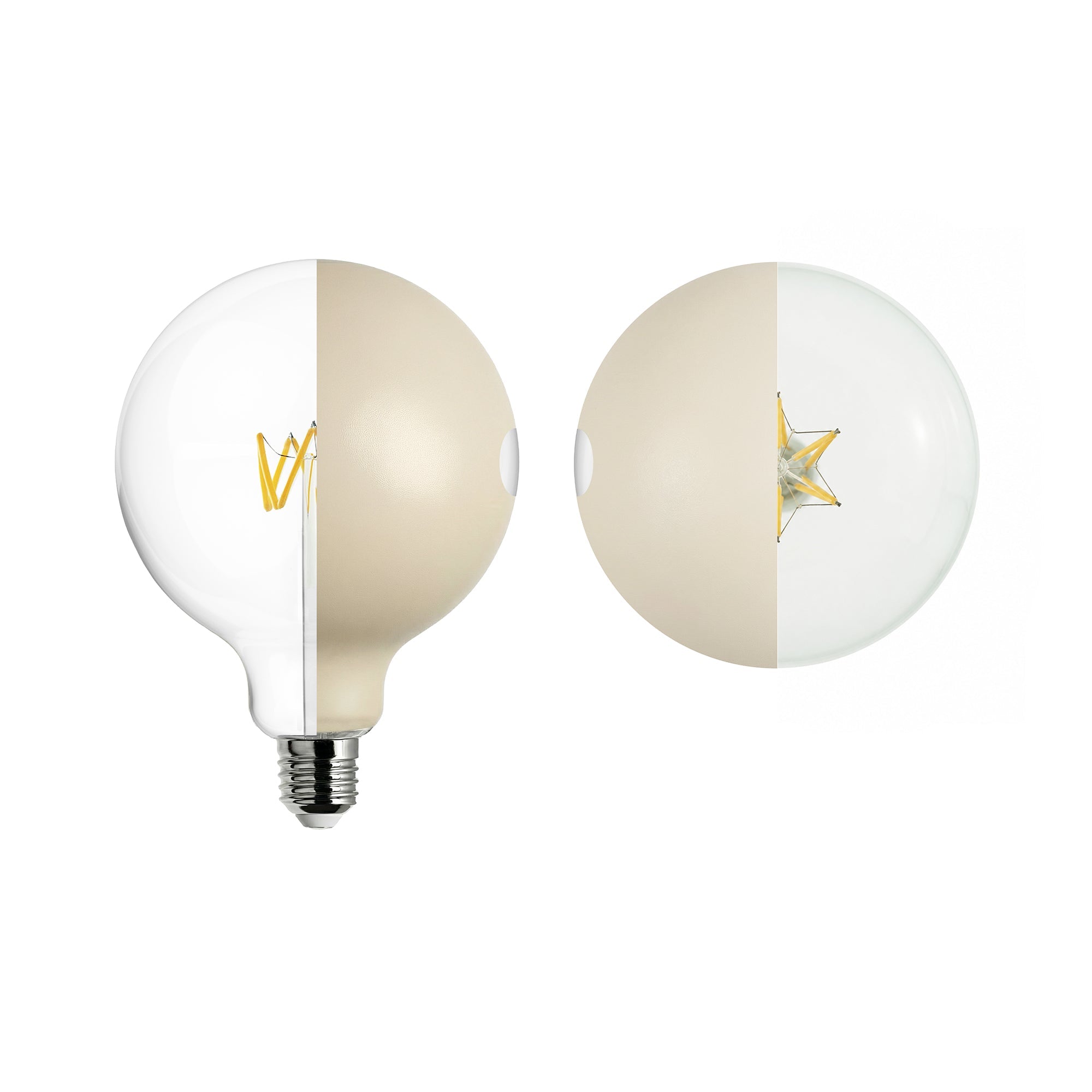Lampadina LED Talia G125 4,8W 806Lm E27 2700K Dimmerabile - Panna