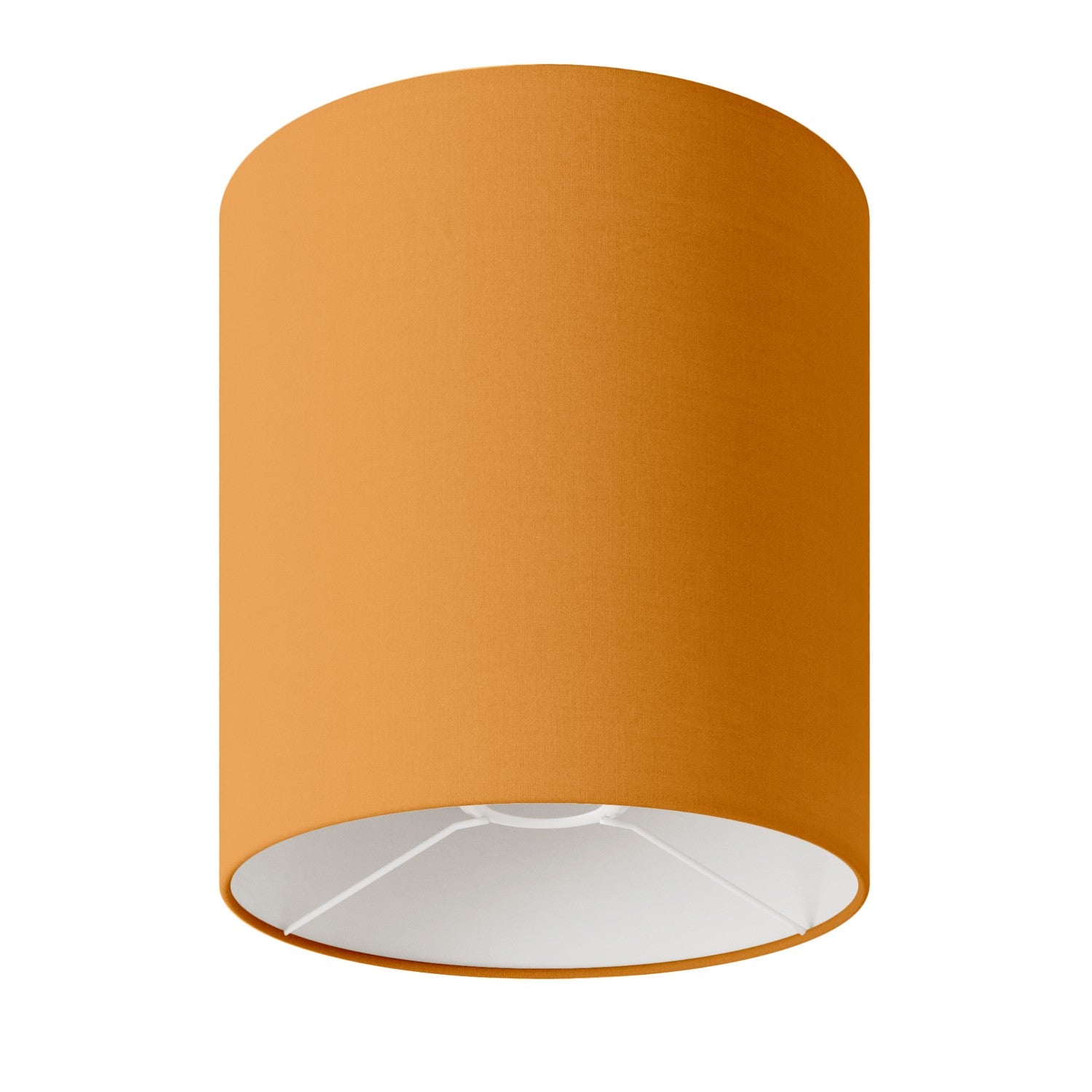 Cylindrical lampshade in mandarin teletta – Creative Cables