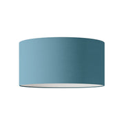 Paralume Cilindro XL in tessuto con attacco E27 - Made in Italy - Teletta Azzurro Severo