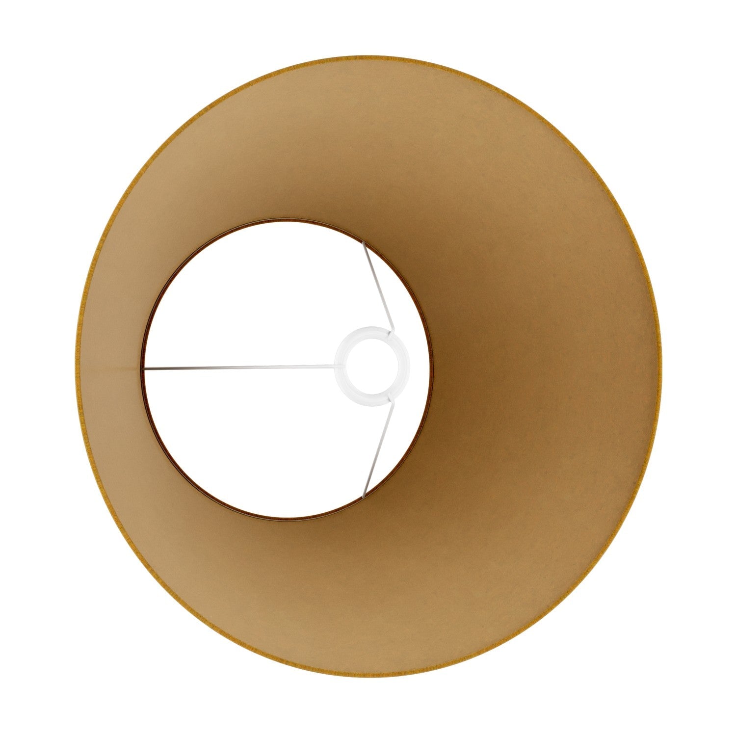 Paralume Impero L per lampada da tavolo o applique con attacco E27 - Made in Italy - Lana Senape