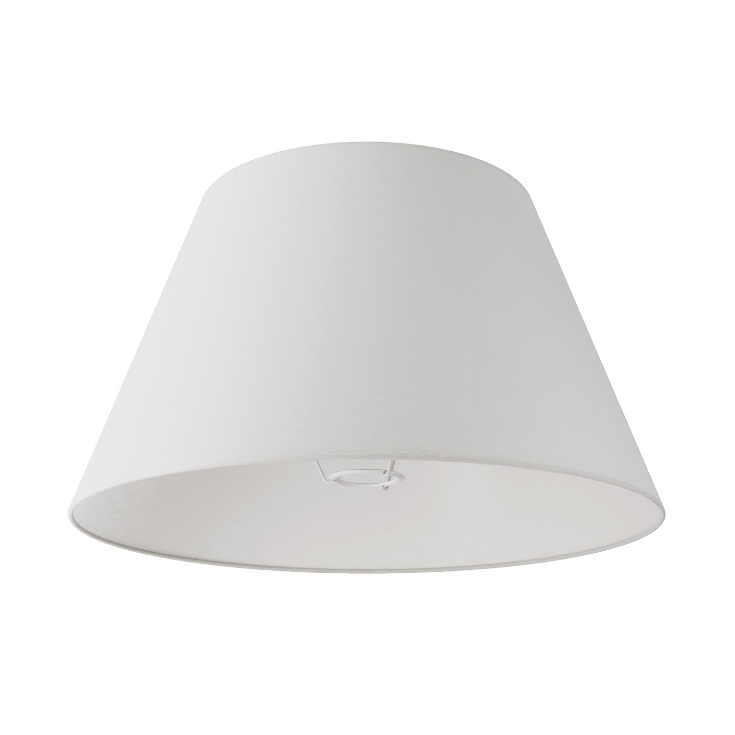 Paralume Impero L per lampada da tavolo o applique con attacco E27 - Made in Italy - Lino Crudo