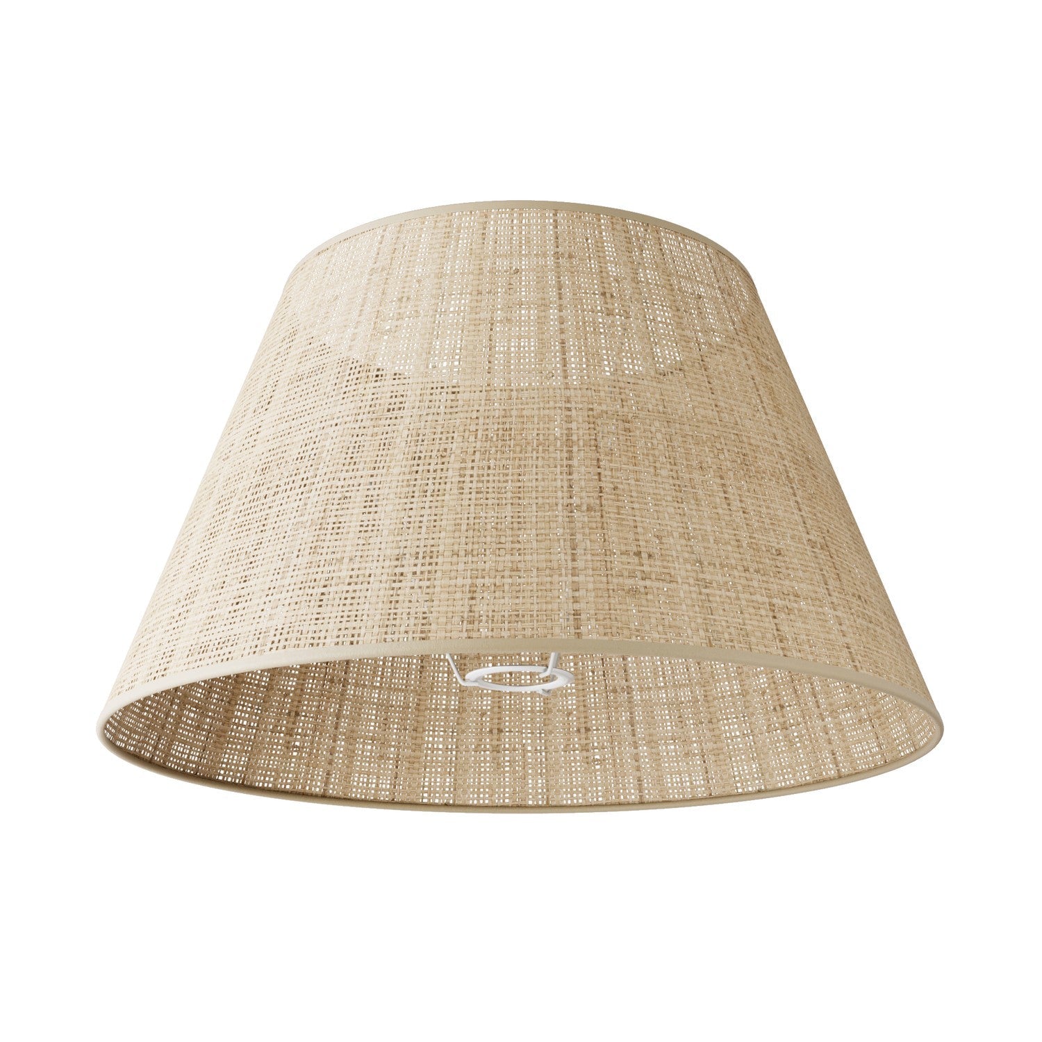 Paralume Impero L per lampada da tavolo o applique con attacco E27 - Made in Italy - Raphia