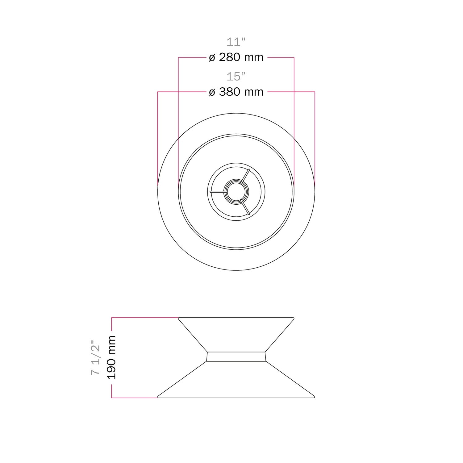 Paralume in tessuto Clessidra Arenal cenere - Made in Italy Arenal sabbia