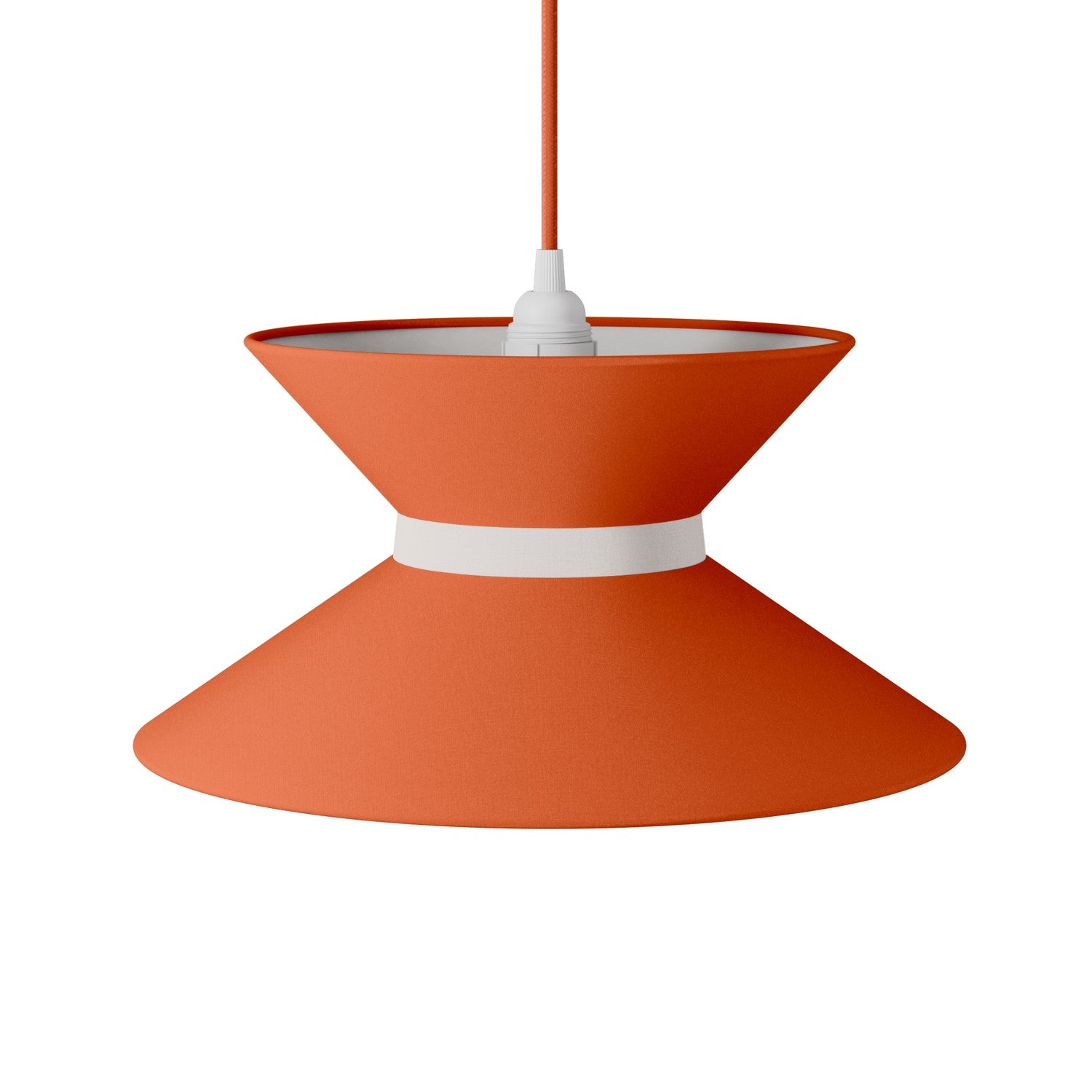 Paralume in tessuto Clessidra Cinette aragosta - Made in Italy Arenal sabbia