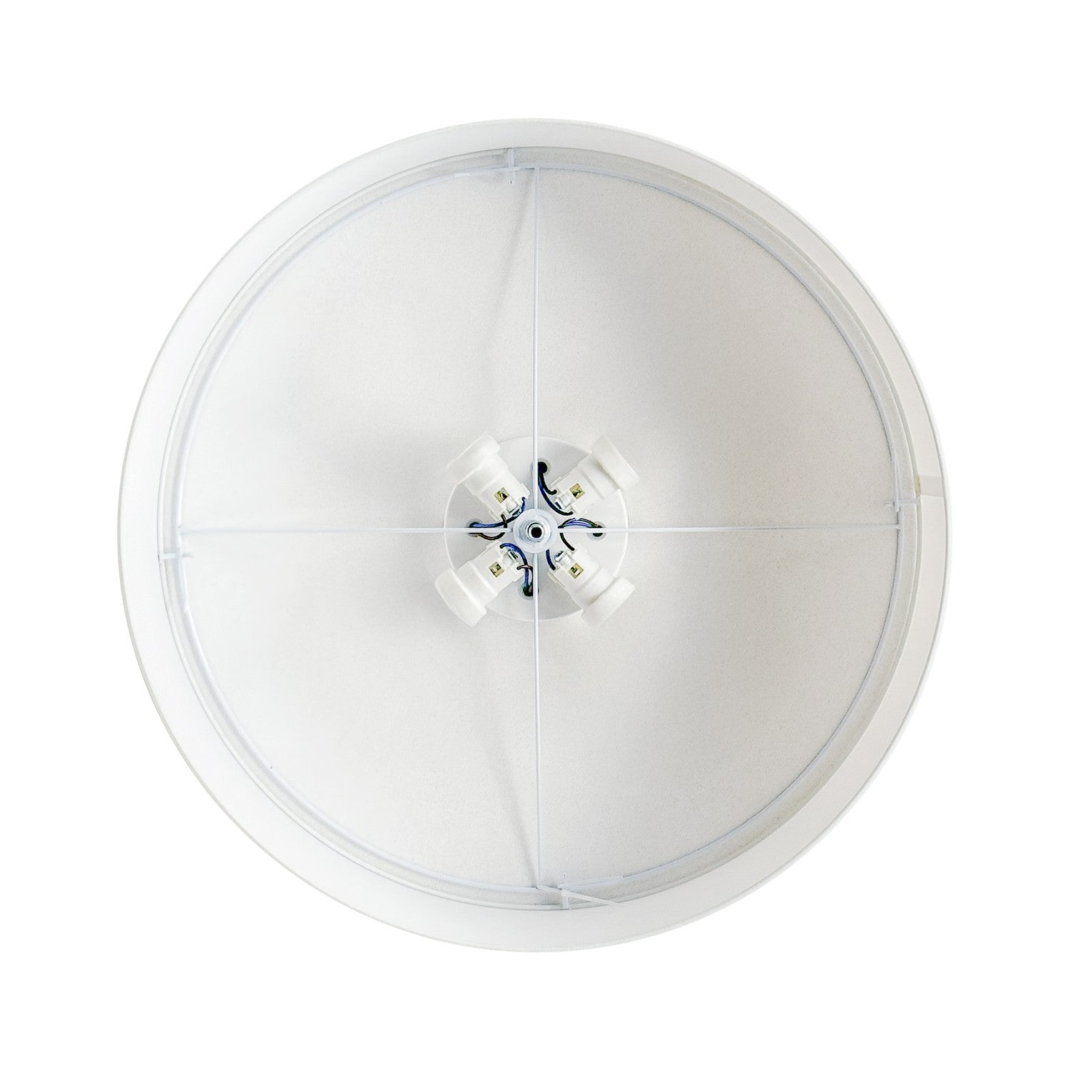 Plafoniera in tessuto Medium Slim - Made in Italy - Lana Sabbia