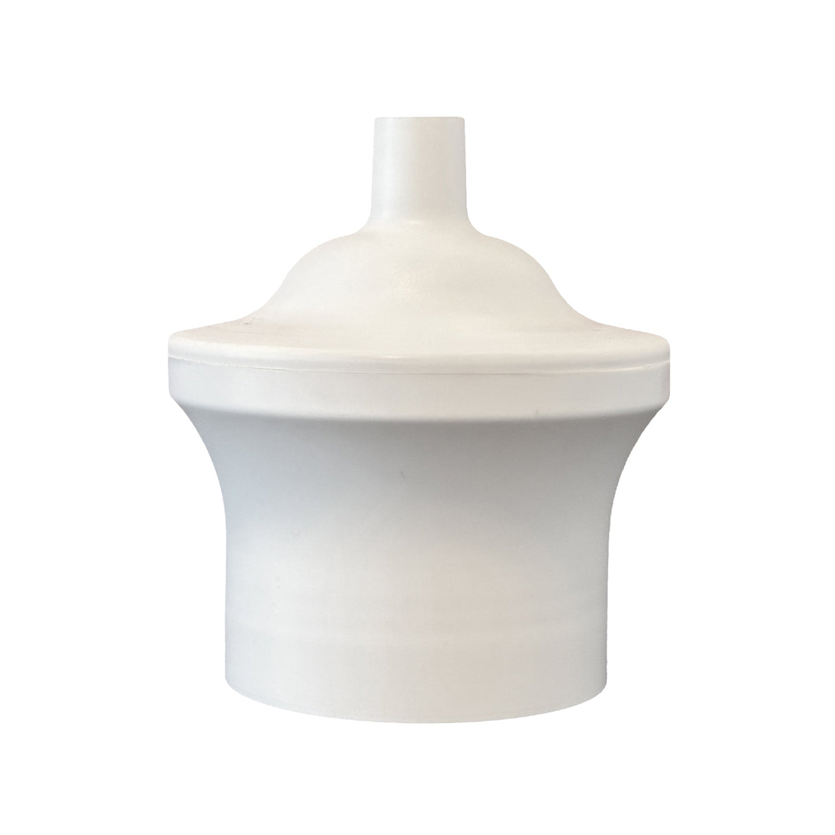 Portalampada E27 Pagoda in termoplastico con doppia ghiera - Bianco