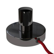 Posaluce - Lampada da tavolo in metallo e spina UK - Nero perla