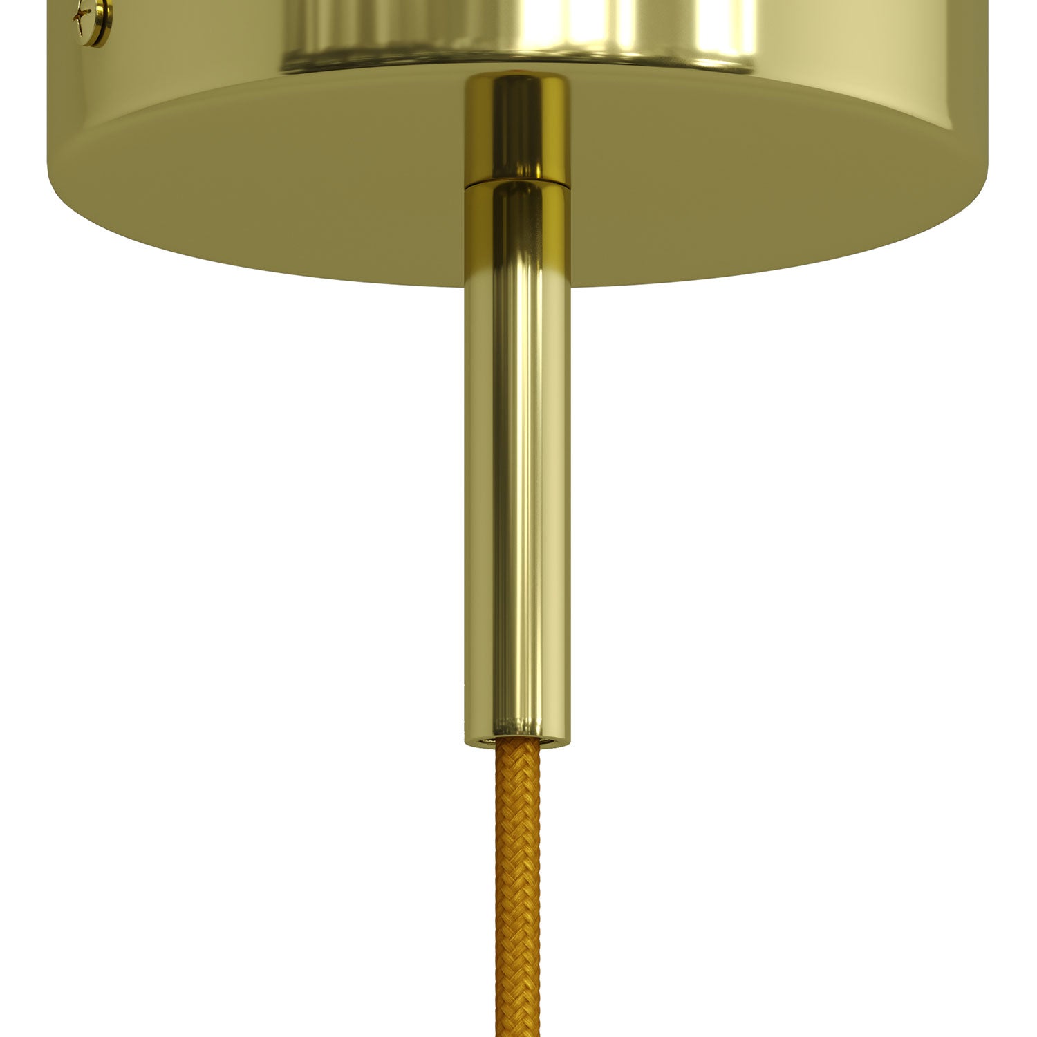 Serracavo cilindrico in metallo lunghezza 7 cm completo di tige, dado e rondella - Ottone