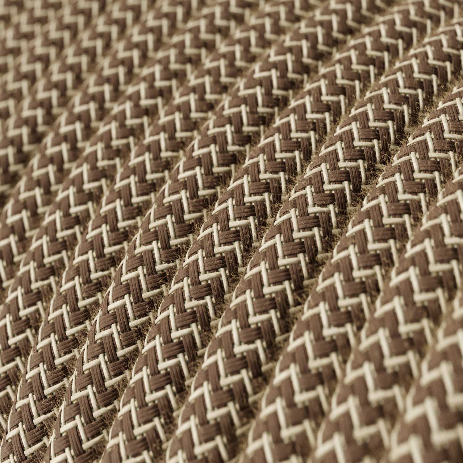 SnakeBis Zig-Zag - Cablaggio con portalampada, cavo in tessuto effetto Zig-Zag RD73 e spina UK