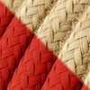 Red with Jute cable